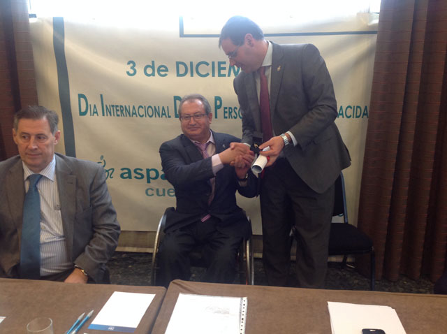 Prieto destaca la implicación social de Aspaym en nuestra provincia