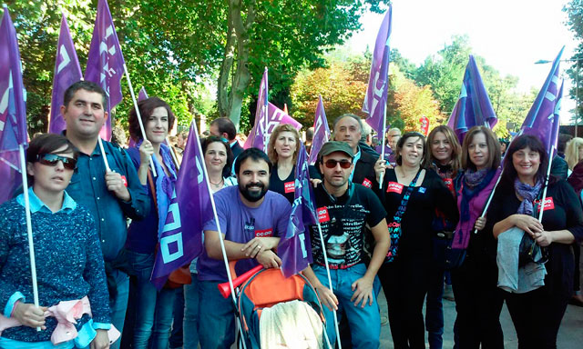 CCOO-Cuenca en la manifestación Contra las Violencias Machistas