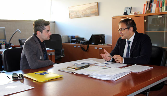 El viceconsejero de Cultura recibió al Festival de Cine de Castilla-La Mancha para tratar vías de colaboración mutua