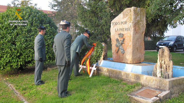 La Guardia Civil de Cuenca celebró un acto en honor a los Caídos por la Patria