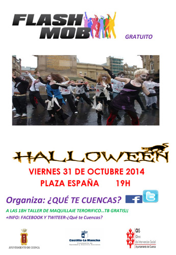 Los jóvenes que participan en el proyecto “¿Qué te cuentas?” del PLIS organizan un Flashmob de Halloween