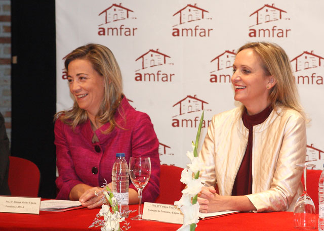 La consejera de Empleo, Carmen Casero, inaugura la Jornada de Liderazgo y Emprendimiento Femenino organizada por AMFAR