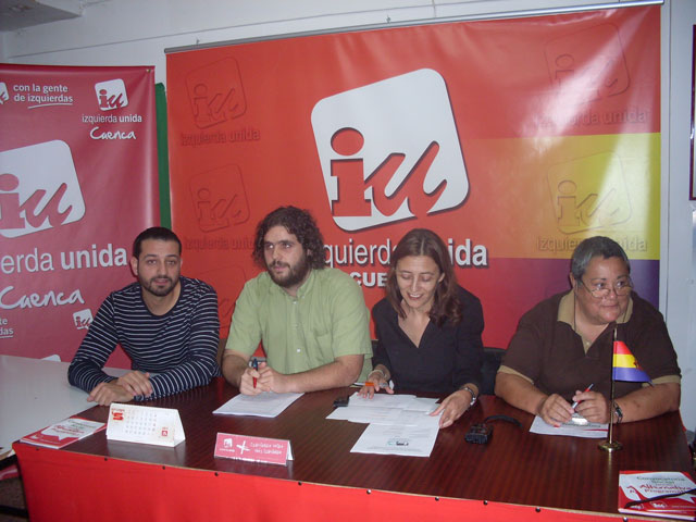 IU Cuenca presenta a sus candidatos para el 20-N 