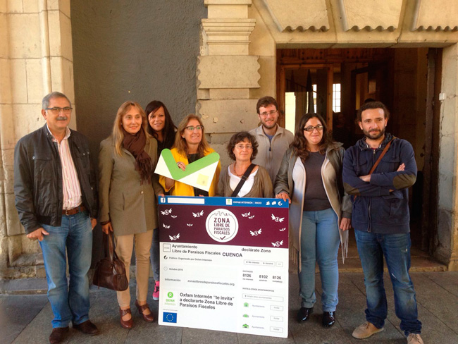 Oxfam Intermón invita a Cuenca a ser Zona Libre de Paraísos Fiscales y unirse a las 25 ciudades ya comprometidas 