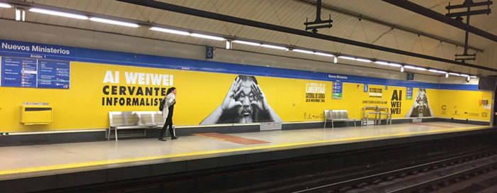 'La Poética de la Libertad' en el Metro de Madrid
