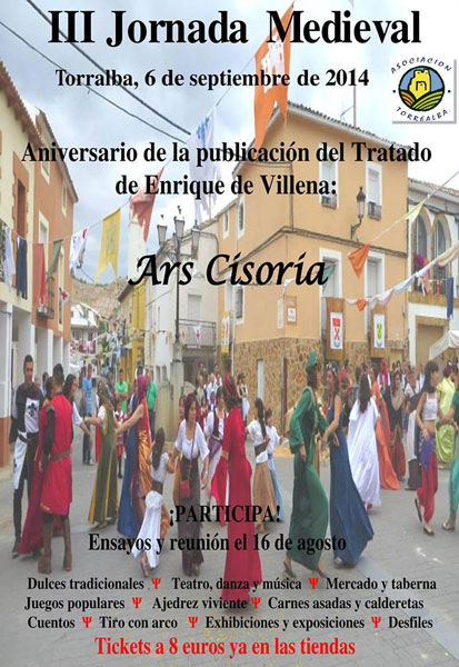 III Jornada Medieval en Torralba con motivo del Aniversario de la publicación del Tratado Ars Cisoria de Enrique de Villena