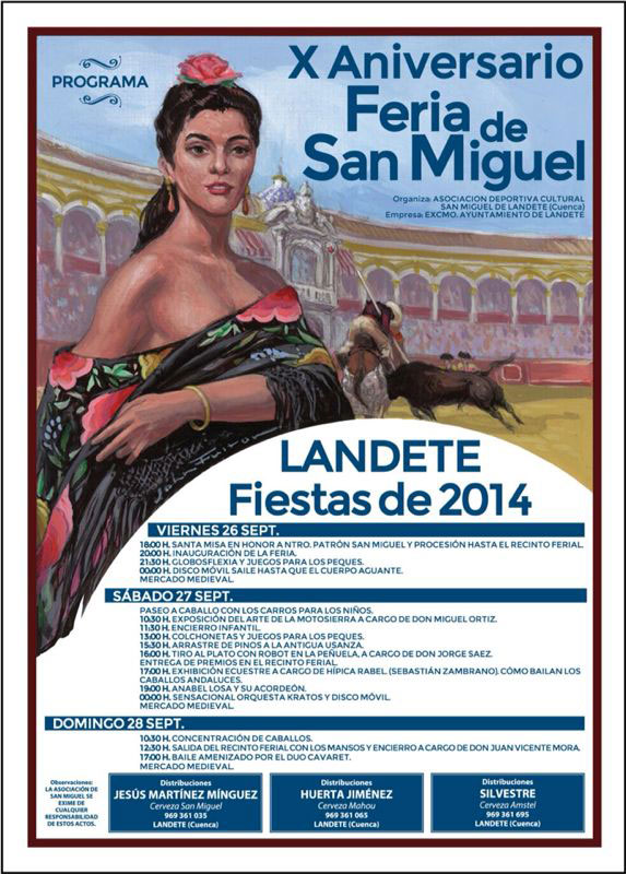 Todo listo en Landete para la X edición de la Feria de San Miguel