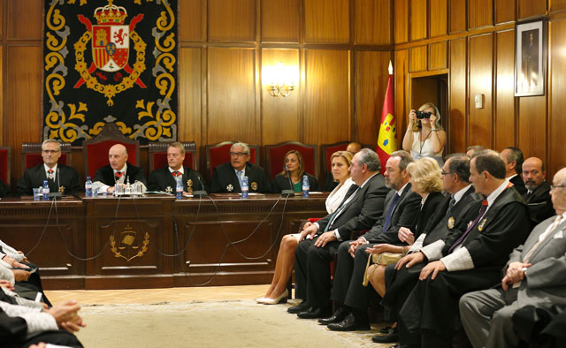 Cospedal asiste al acto de inicio del año judicial en el Tribunal Superior de Justicia de Castilla-La Mancha