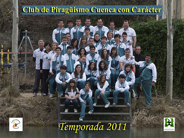 El Club Piragüismo Cuenca con Carácter en lo más alto del piragüismo español