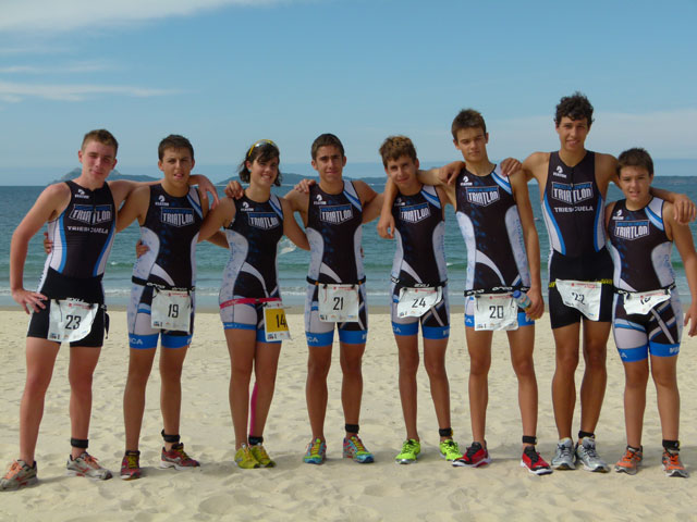 El equipo cadete de la Escuela de Triatlón se proclama subcampeón de España