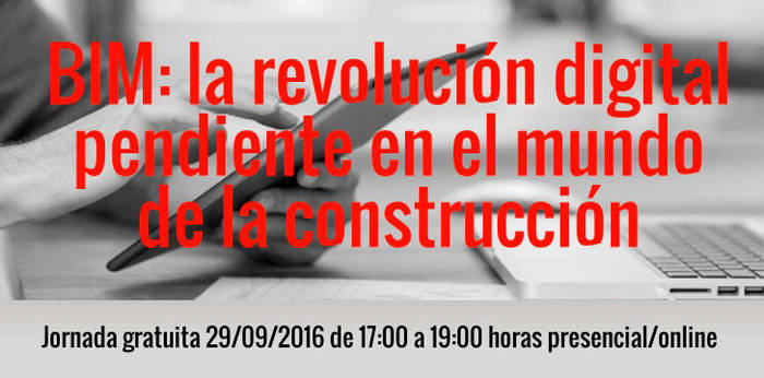 El Colegio Oficial de Aparejadores Técnicos e Ingenieros de Edificación acogerá una conferencia sobre la revolución digital en la construcción