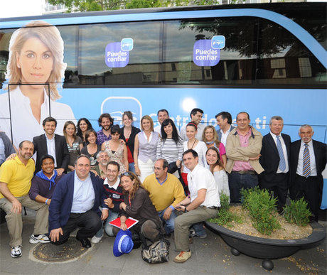 Cospedal: “Votar al PP es aceptar el compromiso que tenemos con los ciudadanos para que tengan un puesto de trabajo”