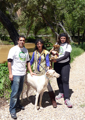 Los Verdes-Grupo Verde se han reunido con la protectora de animales “Arcoairis”