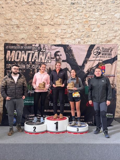 Almodóvar del Pinar inaugura su participación en el IX Circuito de Carreras de Montaña con éxito pese al frío y la lluvia