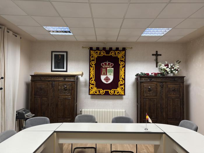 Salón de plenos del Ayuntamiento de Villares del Saz