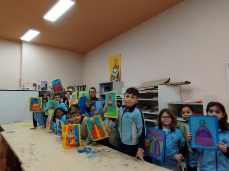 El Museo de Obra Gráfica colabora con un colegio de San Clemente para dar a conocer “Las Meninas”