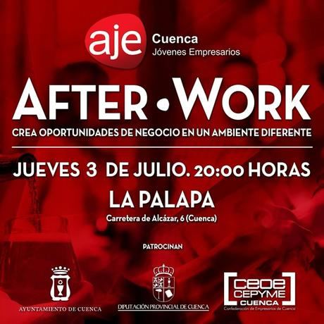 AJE Cuenca celebra el V Afterwork para jóvenes empresarios el 3 de julio en La Palapa