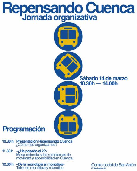 Repensando Cuenca organiza una jornada sobre movilidad y participación en el Centro Social de San Antón