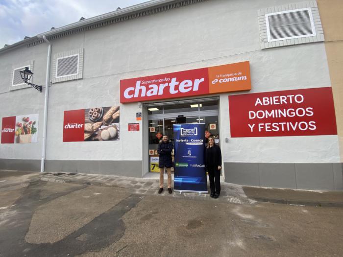 Invierte en Cuenca destaca la apertura de un supermercado Charter en El Provencio de la mano de dos emprendedores