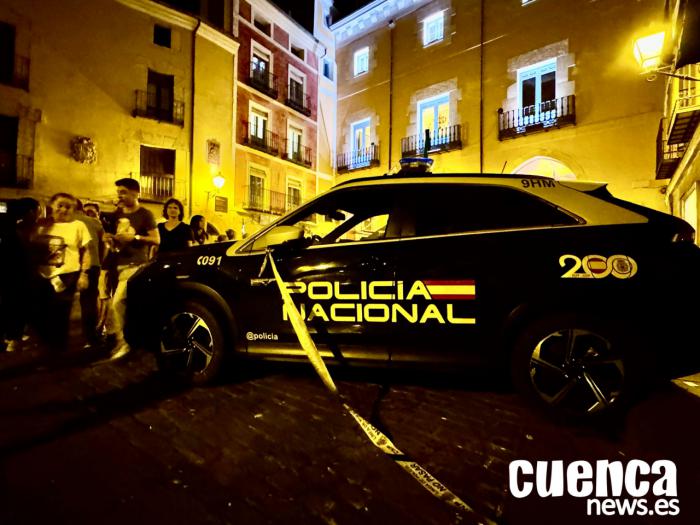 Patrulla de la Policía Nacional en las fiestas de San Mateo
