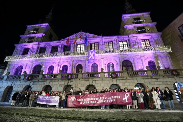Toledo conmemora el 25N recordando a las víctimas de violencia de género y reforzando la protección a las mujeres