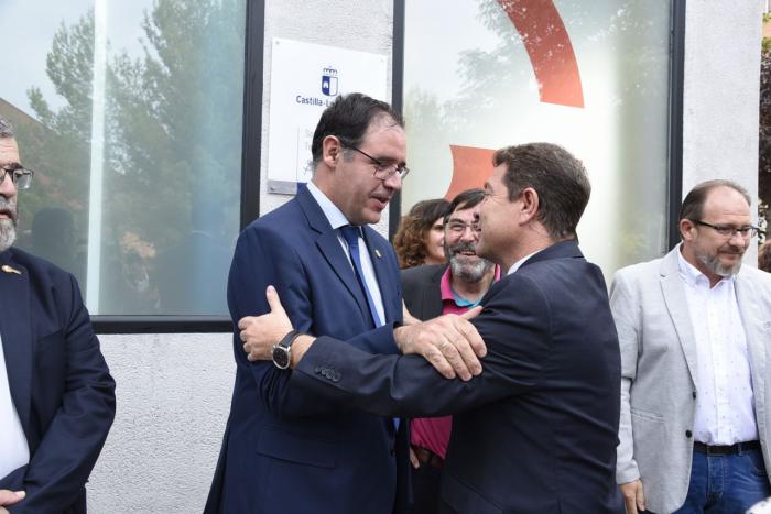En imagen el presidente de la Diputación, Benjamín Prieto con el presidente de la Junta, Emiliano García-Page el pasado 4 de septiembre de 2018 
