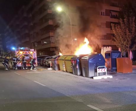 Un contenedor arde esta madrugada en Cuenca sin causar daños personales