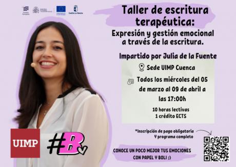 Taller de escritura rerapéutica en la UIMP