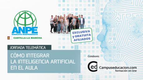 Éxito de la jornada formativa organizada por ANPE: “Cómo integrar la inteligencia artificial en el aula”