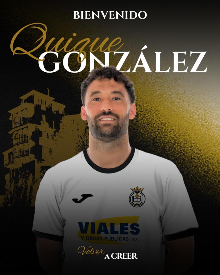 Quique González, fichaje estrella del Conquense para liderar su delantera