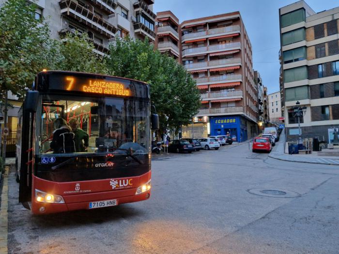 Autobús de la lanzadera al Casco Antiguo