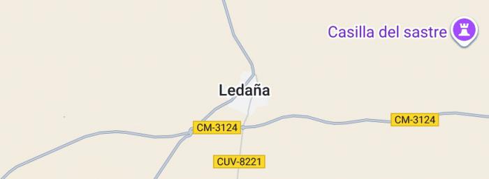 Cortada la carretera entre Ledaña y Navas de Jorquera por acumulación de agua tras tormenta