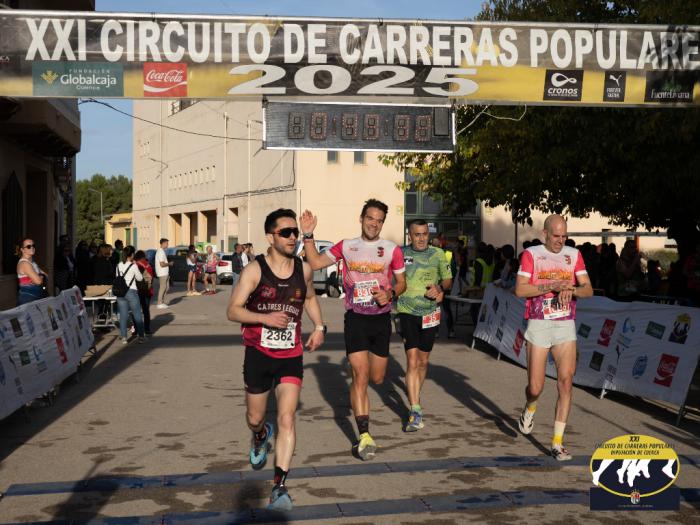 Ascensión Leal y Alfonso Martínez se imponen en la VI edición de las 10 Mil Zancadas de Ledaña