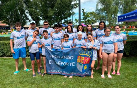 Jesús Algarra y Estefanía Andrés lideran los éxitos del Club Natación Cuenca en Almansa