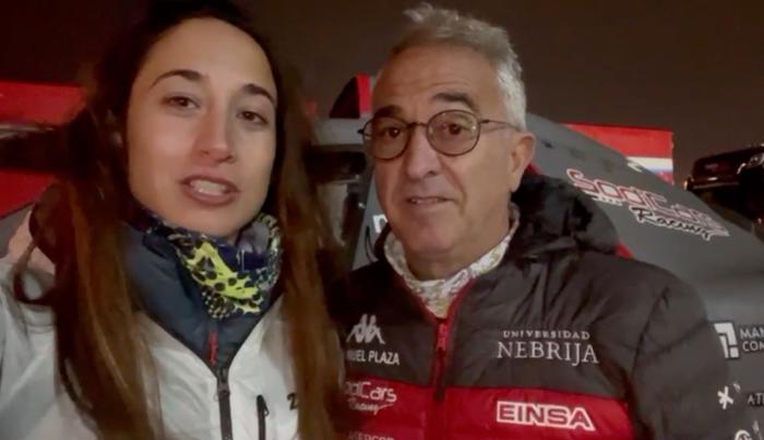 Manolo y Mónica Plaza saldrán mañana de nuevo a competir en el Dakar