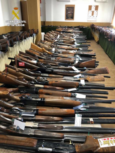 La Guardia Civil de Cuenca realiza la ultima subasta de armas