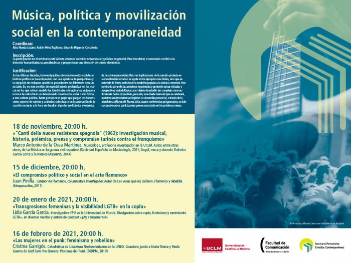 La investigadora y divulgadora Lidia García impartirá una conferencia sobre las transgresiones femeninas y el colectivo LGTB+ en la copla.