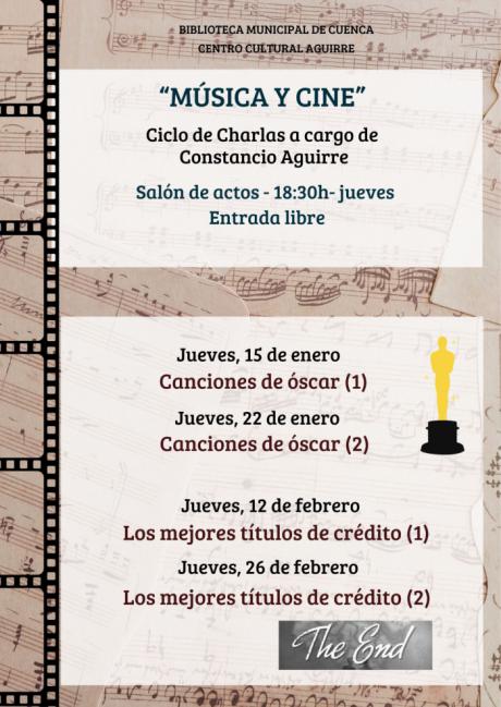 Nuevo ciclo de charlas sobre música y cine arranca este jueves en el Centro Cultural Aguirre
