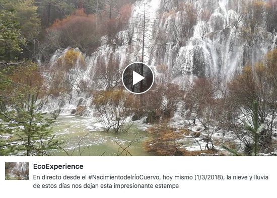Un video del reventón del Nacimiento del río Cuervo, grabado por EcoExperience se hace viral en internet
