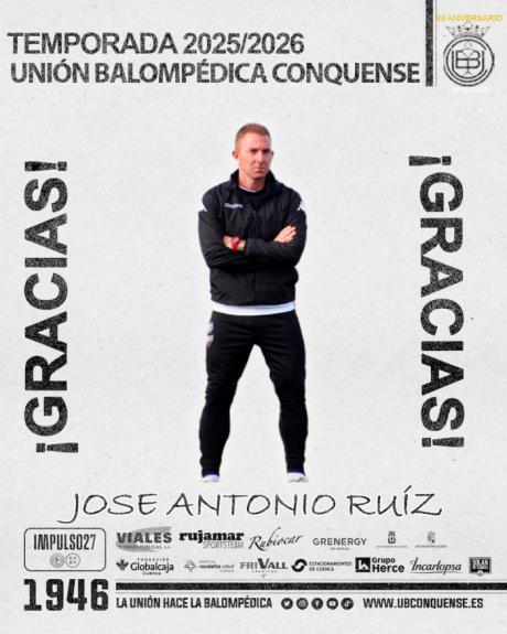 El Conquense comunica que José Antonio Ruiz no dirigirá al primer equipo en la temporada 2025/26