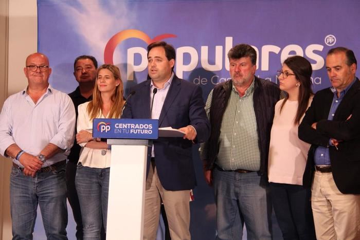 Núñez agradece la confianza de los 300.000 castellanomanchegos que han votado al PP y señala que desde ahora se pone a trabajar con más entrega y más ilusión para liderar la alternativa en la región