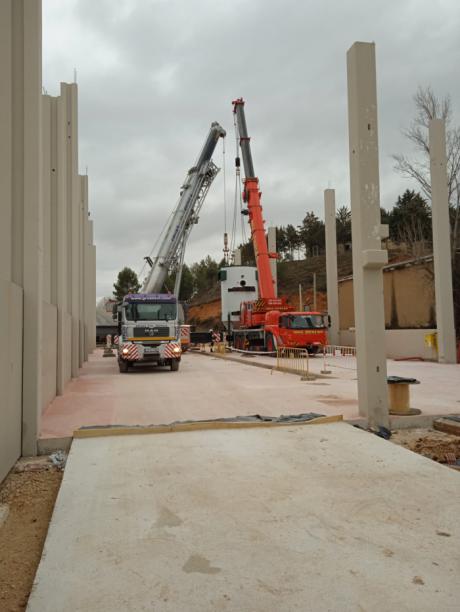 Avanza la construcción de la central de la Red de Calor de Cuenca