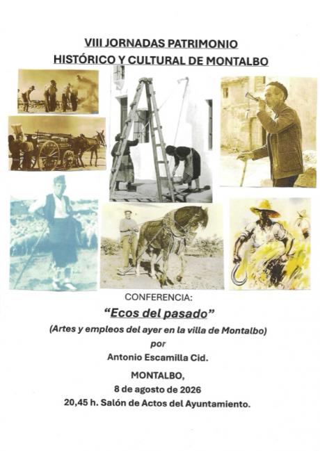 Montalbo celebrará una nueva edición de sus Jornadas de Patrimonio con vídeos, recitales y una conferencia
