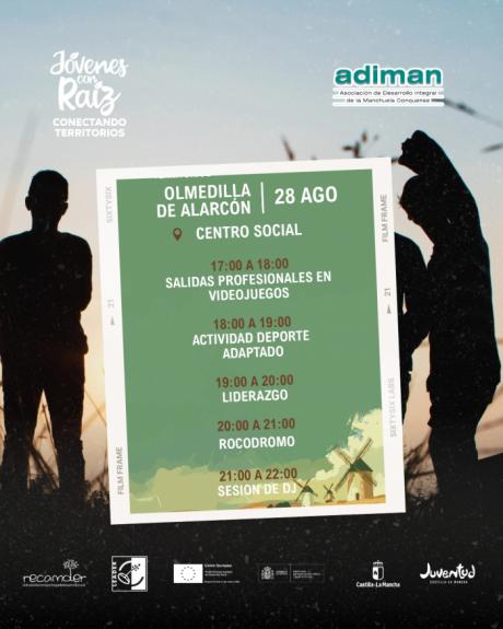 "Jóvenes con Raíz" organiza en agosto dos eventos gratuitos para impulsar la participación juvenil en La Manchuela Conquense