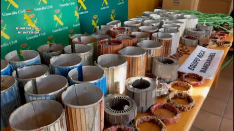 La Guardia Civil desarticula un grupo criminal dedicado al robo en explotaciones agrícolas