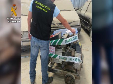 Detenidas cinco personas como autores de 22 delitos contra el patrimonio en explotaciones agricolas