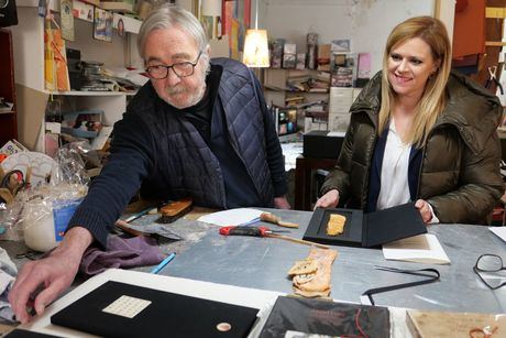 El taller de Segundo Santos inaugura la ronda de visitas de la Fundación Antonio Pérez