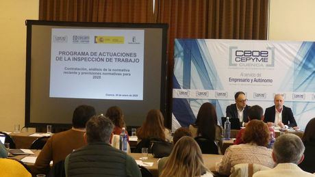CEOE CEPYME Cuenca reúne a más de 80 personas en la jornada sobre la inspección de trabajo