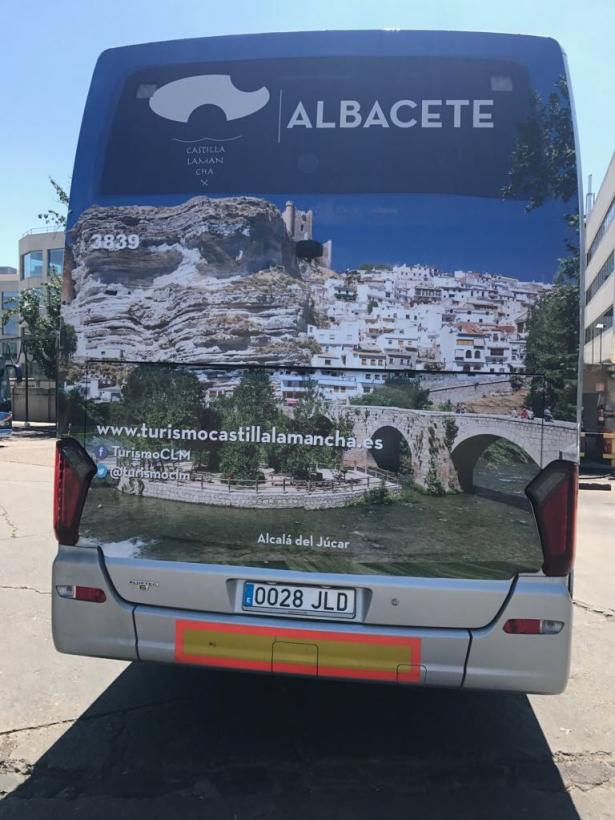 Castilla-La Mancha promociona sus atractivos turísticos en la línea de autobuses ALSA