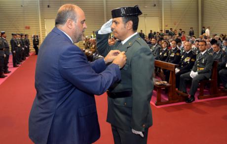 Martínez Guijarro agradece la labor de la Guardia Civil “sobre todo en los tiempos que corren”